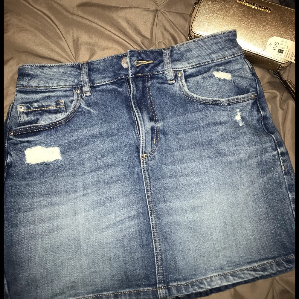 Garage Denim Skirt